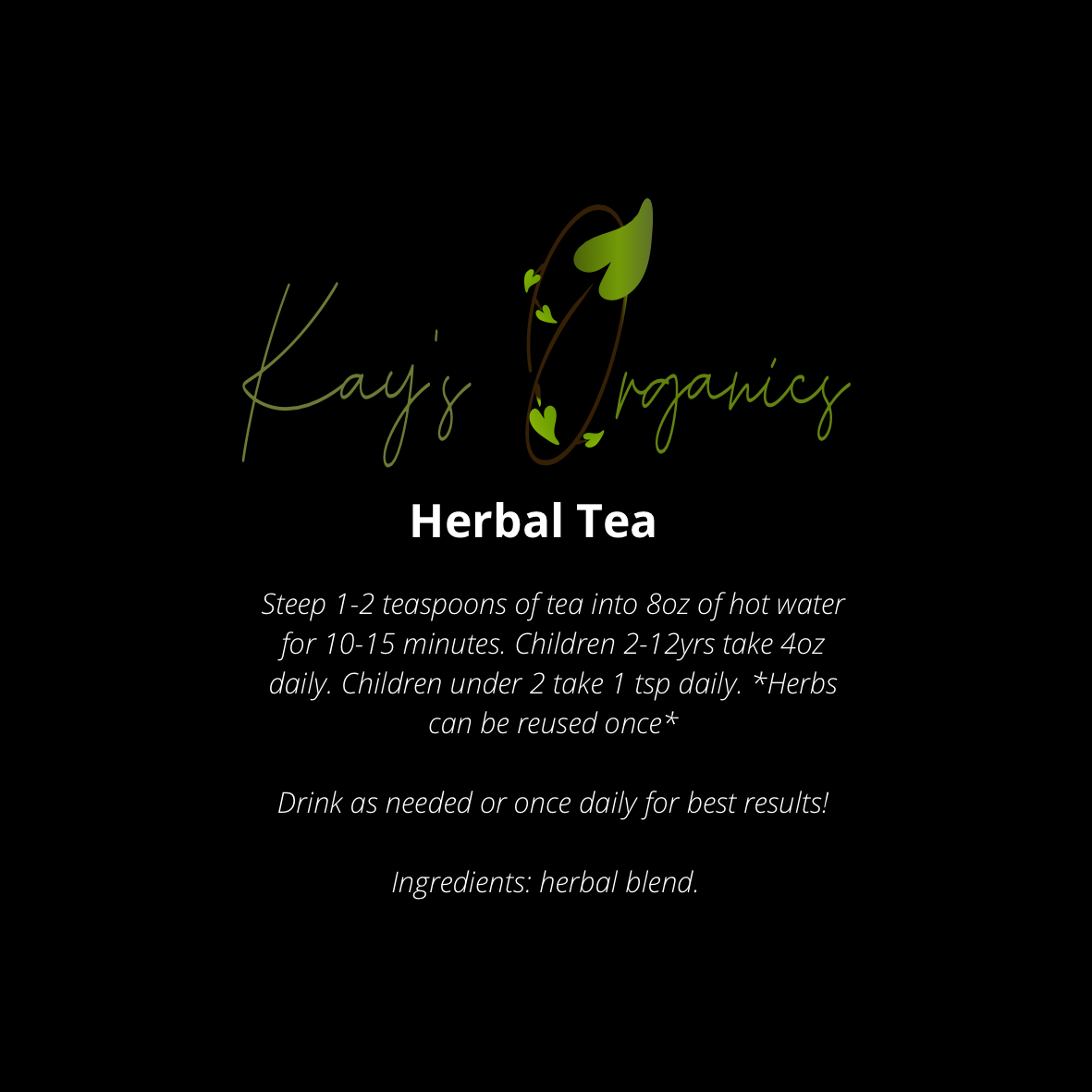 Root Chakra Herbal Tea